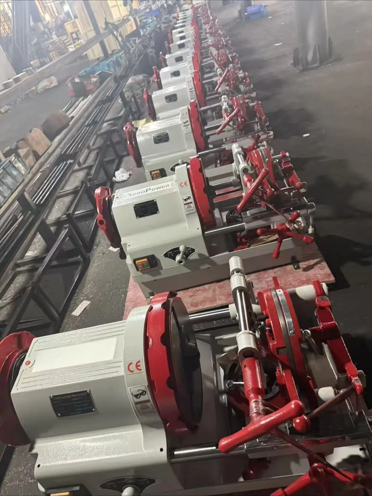Electric 4-Inch Steel Pipe Threading Machine Heavy-Duty 1/2' to 4' Pipe Threader for Wholesale Products Power Pipe Threader