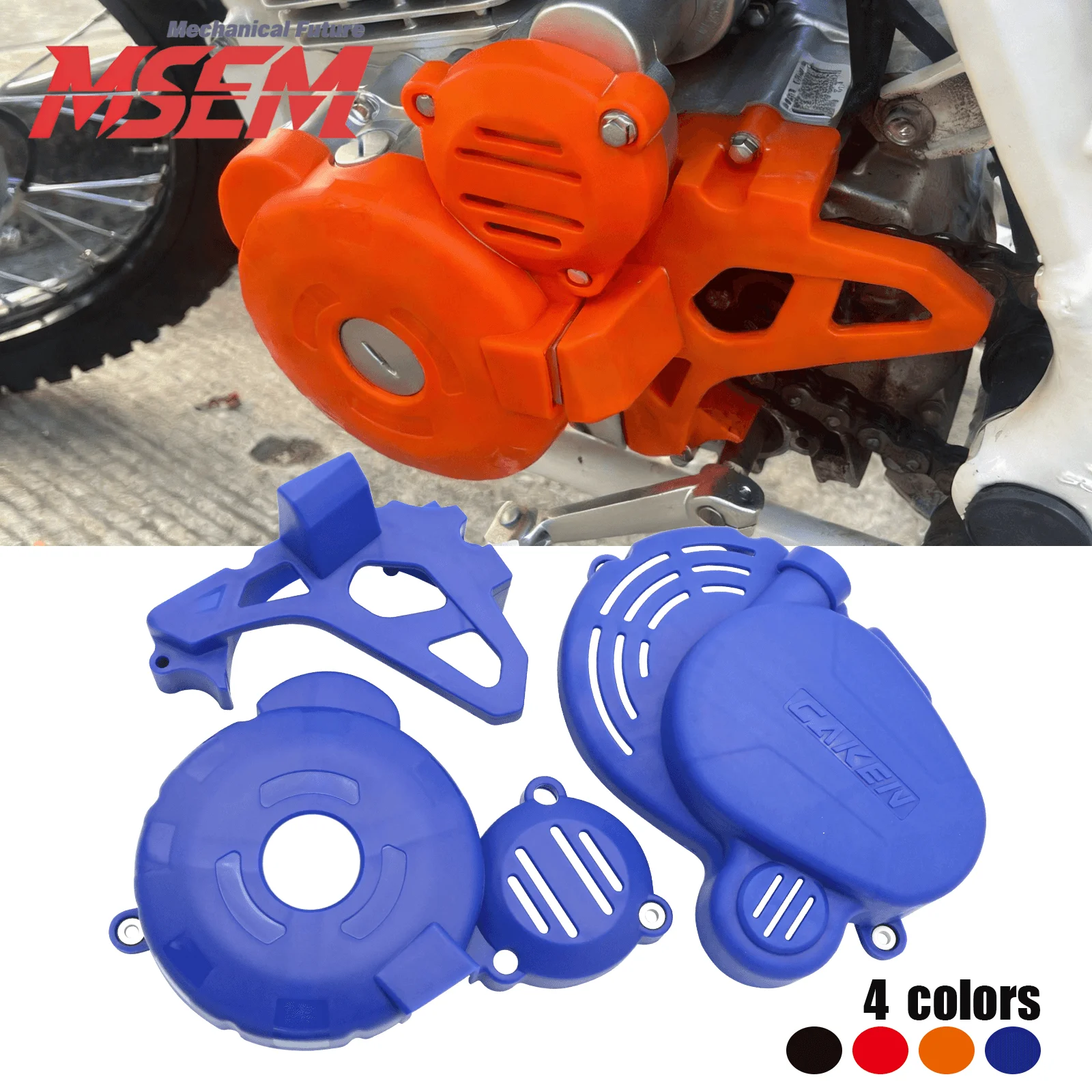 Protector de Embrague, Cubierta de Bomba de Agua y Protector de Encendido para Motor ZongShen CB250F ZS172FMM-3, KAYO T4, GUIZUN, BOSUER