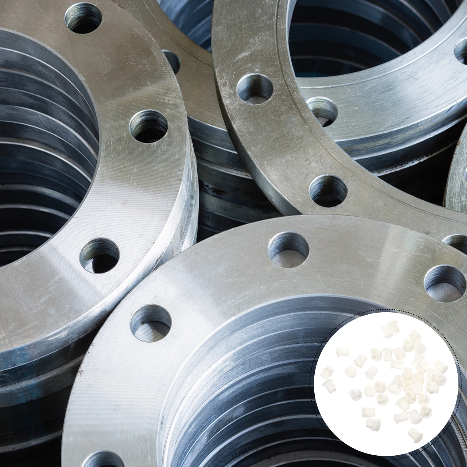 

100 Pcs Flame-retardant Nylon Hole Plug Round Plugs niture Cover Panel Pa66 Fastener