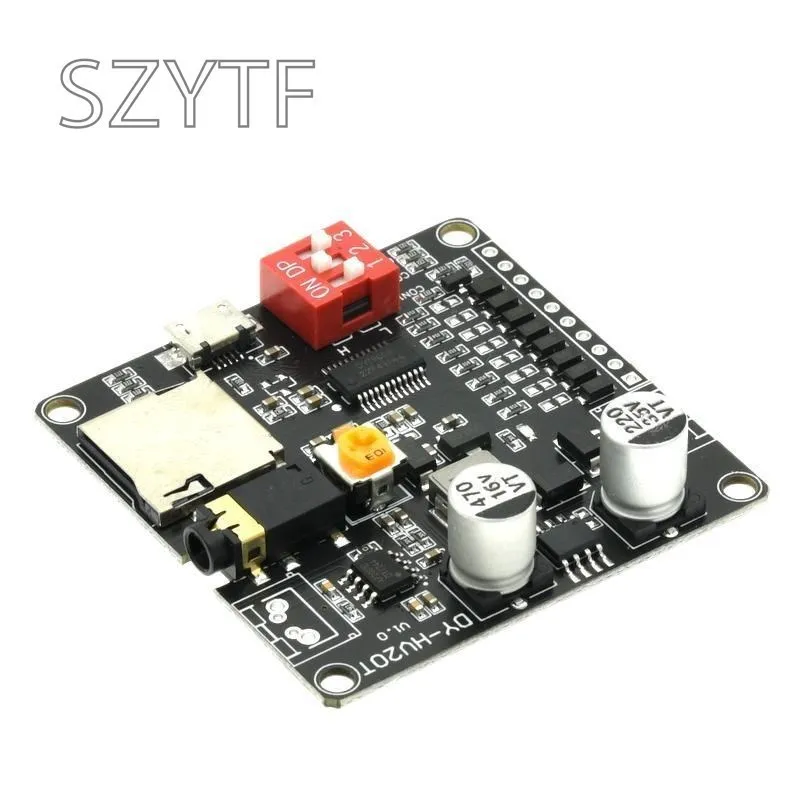 DY-HV20T HV20T 12V/24V Power Supply10W/20W Voice Playback Module Supporting Micro SD Card MP3 Music Player For Arduino