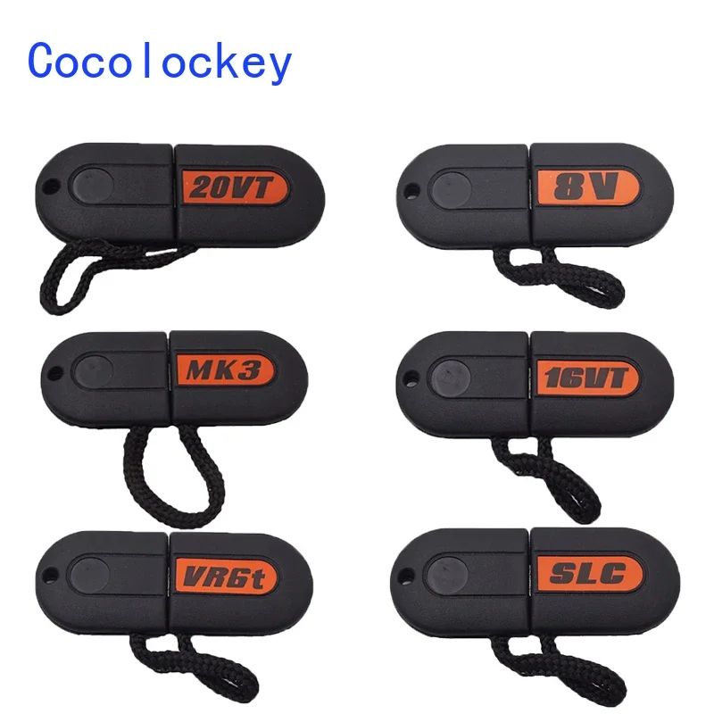 Cocolockey HU49 Uncut Blade with LED LIGHTING KEYS FOR VW 8V 16V 20VT TDI MK2 MK3 Golf G40 SLC VR6 G60 Car Key Shell NO LOGO