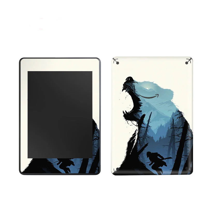 

Наклейка для электронной книги Kindle Paperwhite 3 4, наклейка для чтения электронных книг Kindle Touch Oasis, защитная пленка, мультяшная наклейка