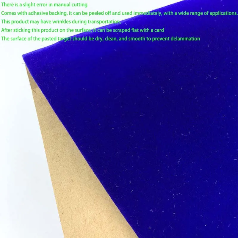 Adhesive 20 x 147cm/40 x 147cm Velvet Gift Box Packaging Pad Jewelry Contact Paper Craft Fabric Stickers Multicolor DIY Fabric