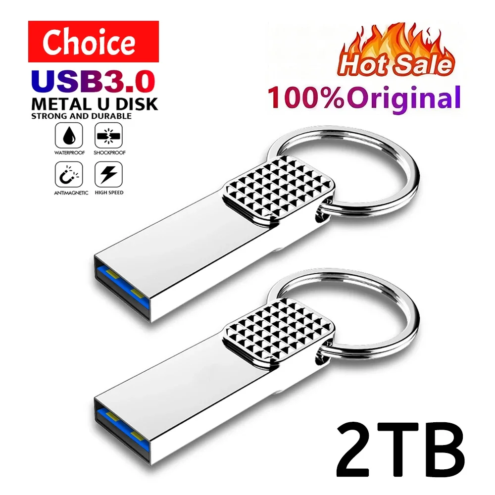 High Speed USB 3.0 Pendrive 64GB 32GB Memoria USB Memory Stick Pen Drive USB Flash Drives Waterproof U Disk 128GB 512GB ITB 2TB