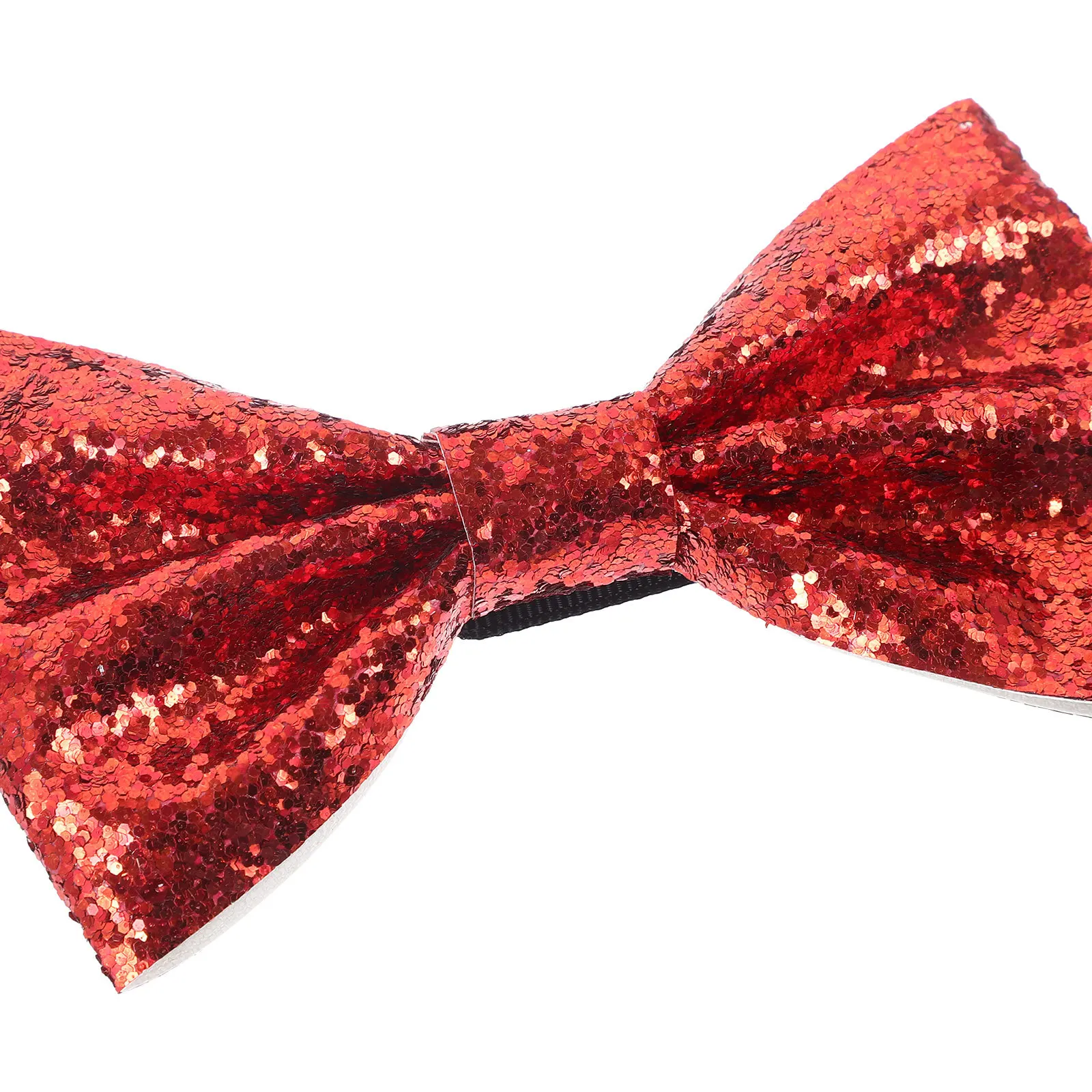 Nœud papillon pour adultes, pré-attaché, réglable, à paillettes, en PU, pour Banquet, fête, marié, pour smoking de mariage