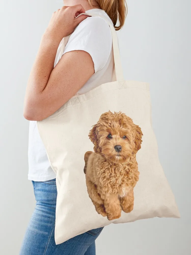 Cavapoo Tote Bag woman shopping bag cute tote bag cute pouch Canvas Tote