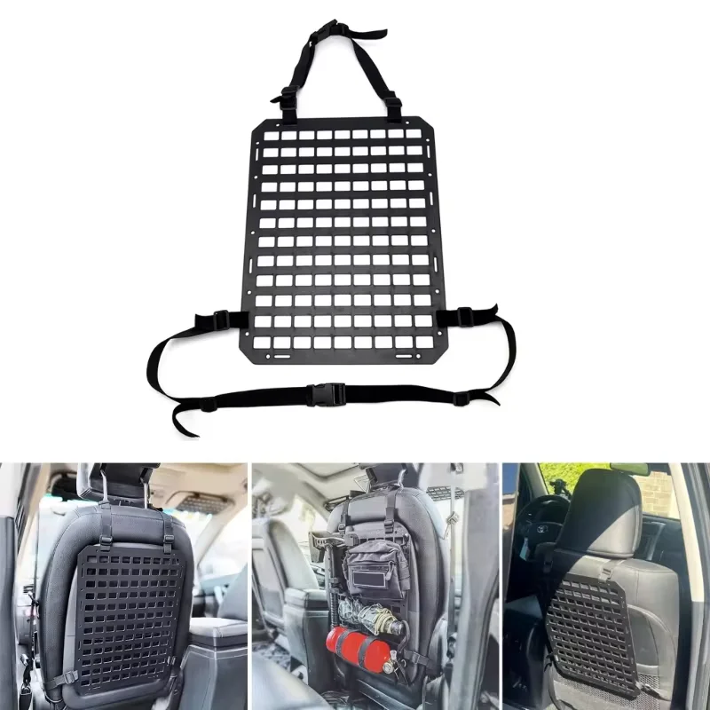 

Rigid Molle Panels for Vehicles Tactical Seat Back Mounted Car Organizer Modular Storage ABS Plastic Interior Accessories