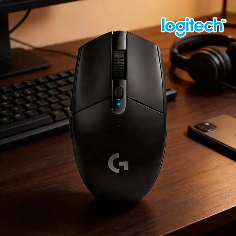 

Беспроводная игровая мышь Logitech G304 LIGHTSPEED, сенсор HERO 12000 DPI, задержка 1 мс, до 250 часов автономной работы, быстрая замена батареи