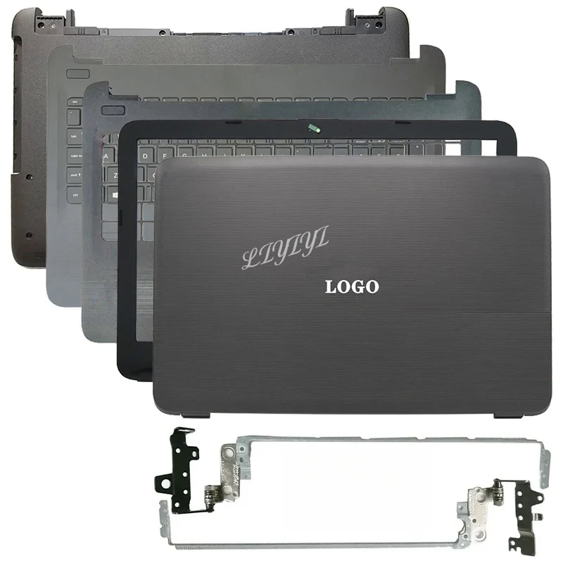 New for HP 15-ay 15-ba 15-bd series laptop LCD back cover/front bezel/hinges/palmrest/bottom case 859511-001 855027-001