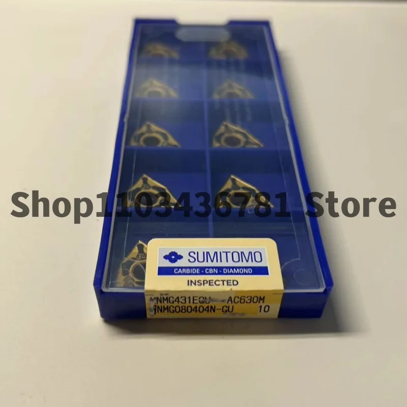 

Sumitomo WNMG080404N-GU AC630M WNMG080408N-GU AC630M WNMG080412N-GU AC630M turning blade carbide insertsCutting Tools 10Pcs