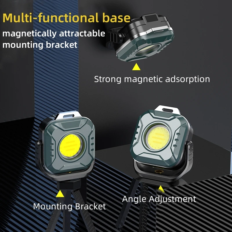 Imagem -03 - Luz de Trabalho Portátil Multifuncional 500lm Modos Ip44 Impermeável Mini Camping Tocha Lanterna de Ciclismo Kxk-986