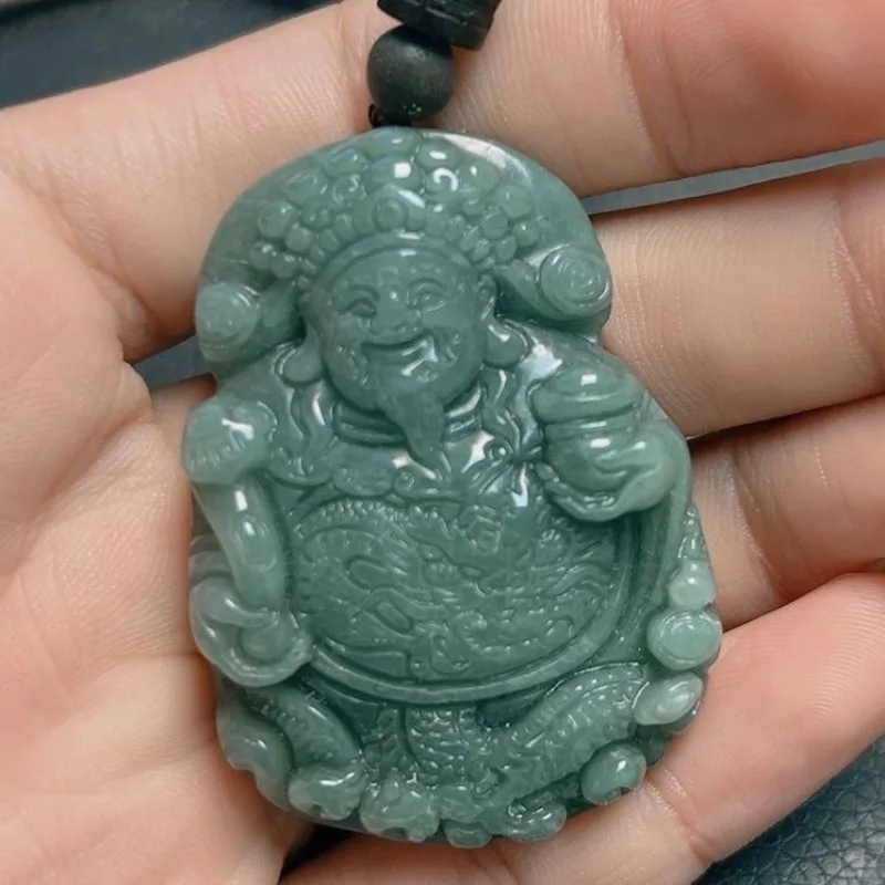 

Natural Ethnic Style God of Wealth Pendant Necklace, Ethnic Style Fashion Jewelry