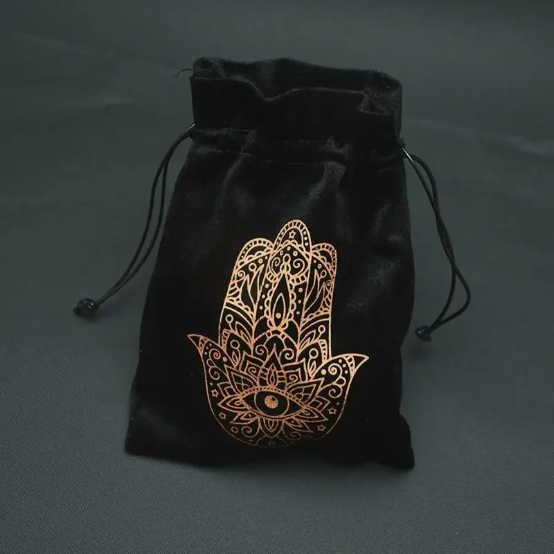 

652F Прямоугольная маятниковая скатерть для гадания Тар-отс Подушечка для карт Руны Алтарь Бархатная сумка