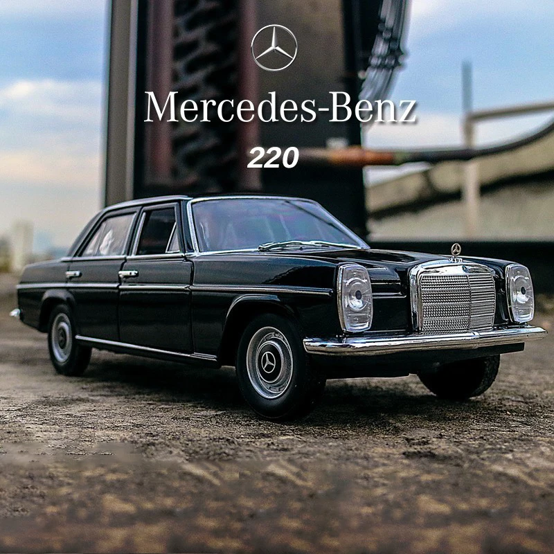 

WELLY 1:24 Mercedes-Benz 220, модель автомобиля из сплава, литье под давлением и игрушечный транспорт, сбор игрушечного автомобиля, подарки на день рождения для мальчика