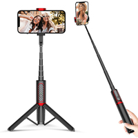 Selfie Stick Tripod Bluetooth Stand Holder For iPhone 15 16 Pro Max Xiaomi Samsung S24 Smartphones Mobile Phone Accessories