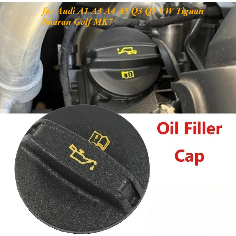 06K103485C Oil Filling Cap Fit EA888 GEN3 Audi A1 A3 A4 A5 Q3 Q5 VW Tiguan Sharan Golf MK7 06K103485D New