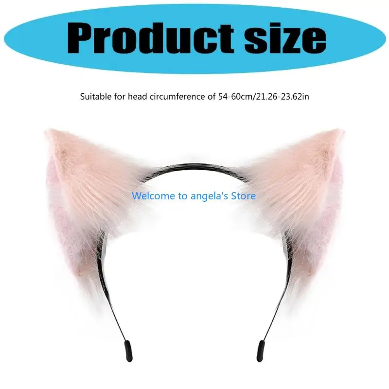 X4YC – bandeaux oreilles loup légers, accessoire Costume d'halloween, accessoire Festival Cosplay