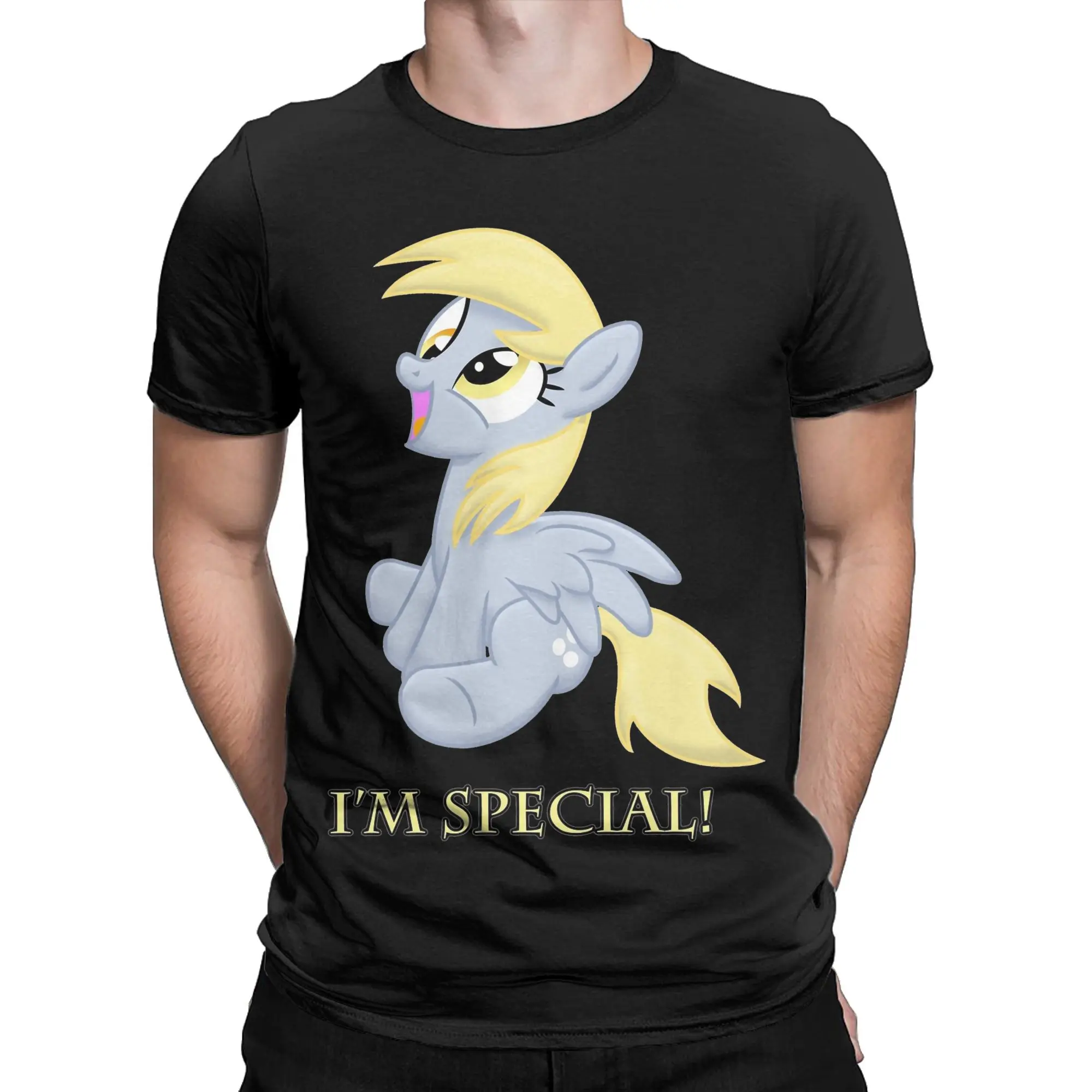 Men Women's Derpy I'm Special MLP  T Shirts Pure Cotton Clothing Fun Short Sleeve Crew Neck Tee Shirt Classic T-Shirts