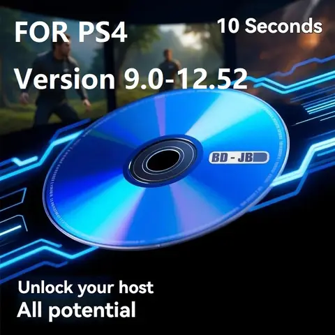 For PS4 Version 9.0-12.52 Supports The Latest Version 12.52 Accessories Ultimate for PS4 Jailbreak Disc