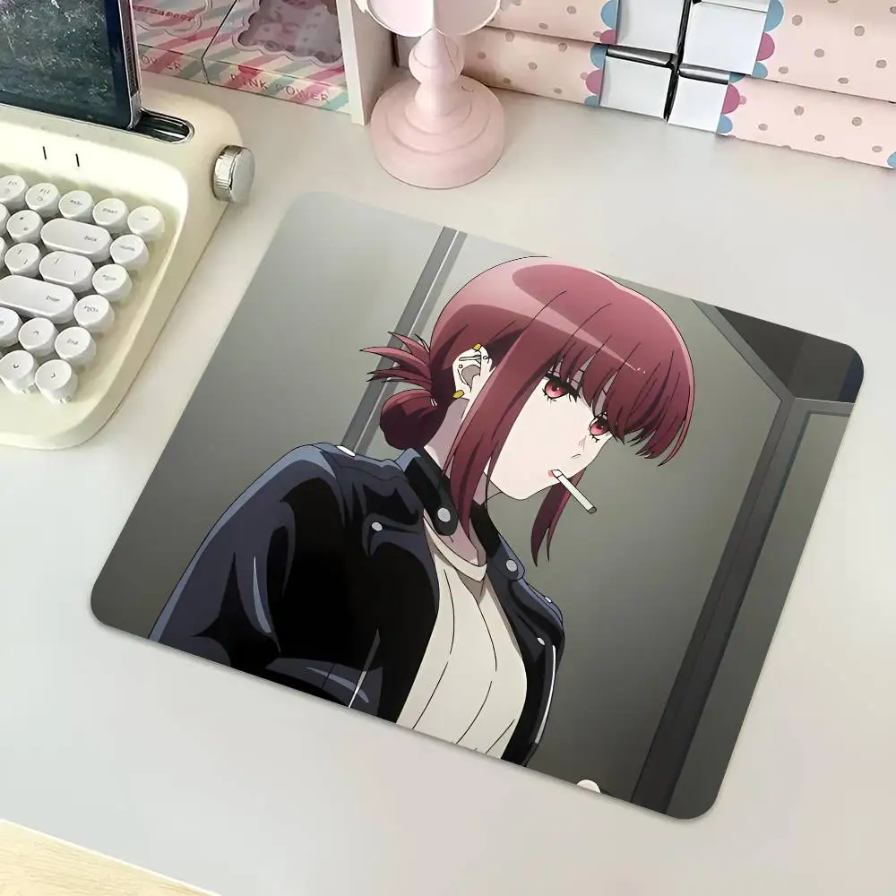 1pc Smoking Behind The Supermarket Small Mousepad Keyboard Pad Laptop Cushion Non-slip Deskpad
