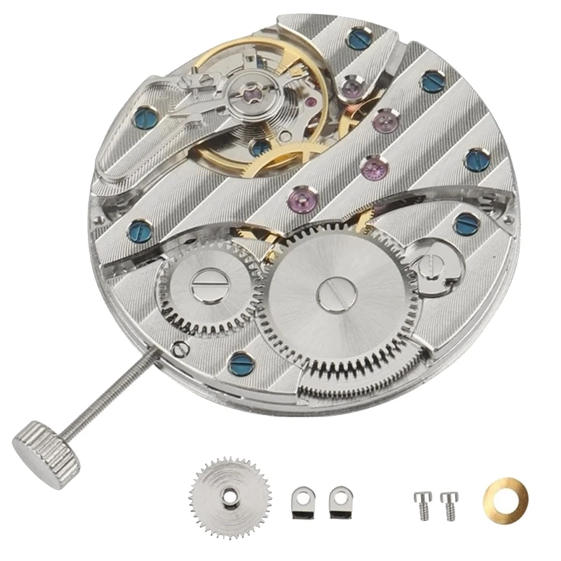 

1 PCS 6497 ST36 Watch Movement Mechanical Hand Winding Movement 44Mm Steel Watch Case 6497/6498 ST3600 Movement Watch