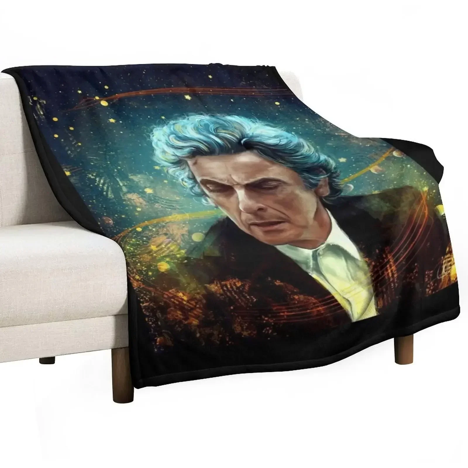 

Gift For Men Peter Capaldi Retro Vintage Throw Blanket anime Extra Large Throw sofa bed warm winter Blankets