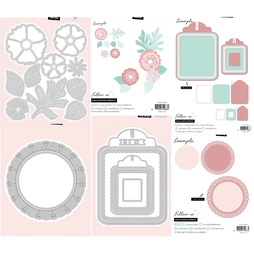 Florals Essentials New Arrival 2024 DIY Formy Scrapbooking Paper Making Die Cuts Crafts Template Handmade Decoration