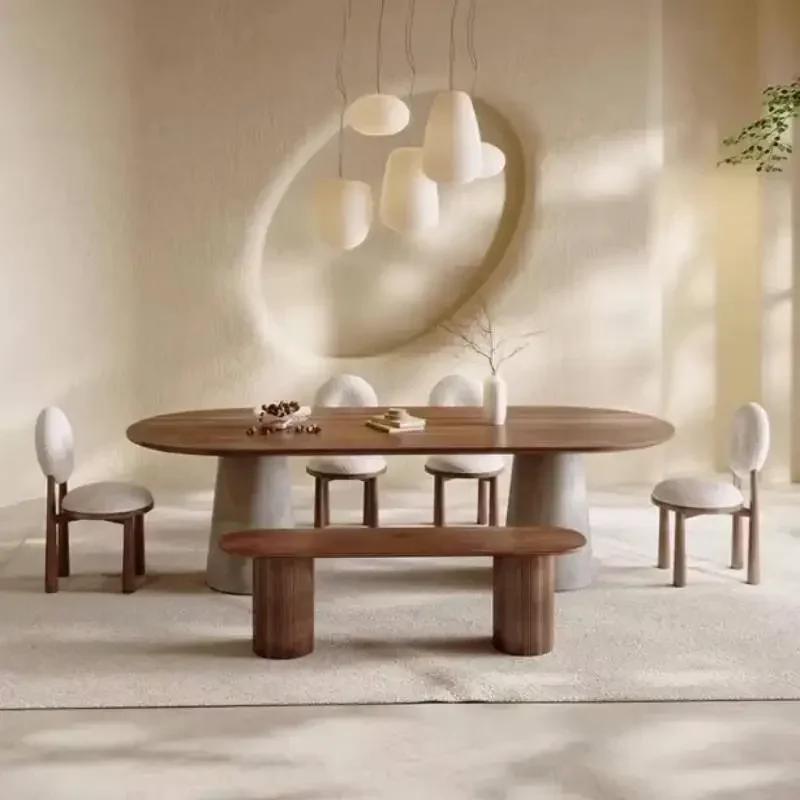 

Italian Style Dining Tables Minimalist Unique Luxury Wooden Dining Tables Space Saving Modern Table A Manger Furniture Home