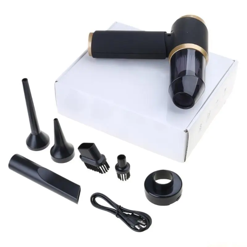 

D0AB Efficient Vacuum Cleaner Powerful Small Cleanings Machine Easy to Carry Handhelds Car Vacuum Perfect for Desk Car Keyboards