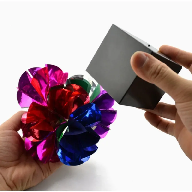 Magic Cube Magic Trick Instant Cube Restoration Flower Production Object Appearance Illusion Gimmick Prop Magician Stage Street