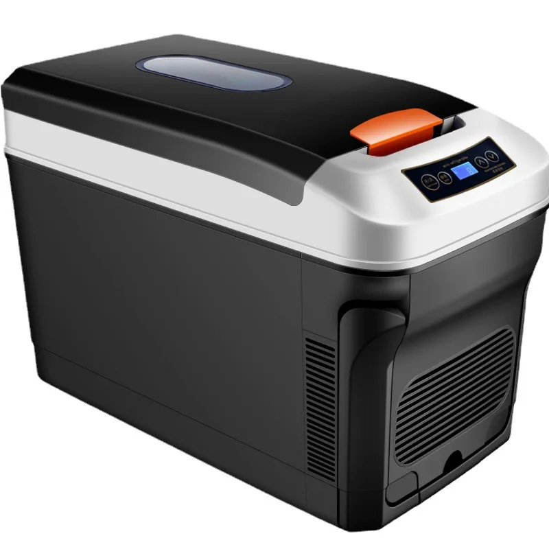 35L Car Refrigerator, Large Truck Insulated Box, Home Use, Cooling/Heating Dual-Use, Digital Display, Dual-Core