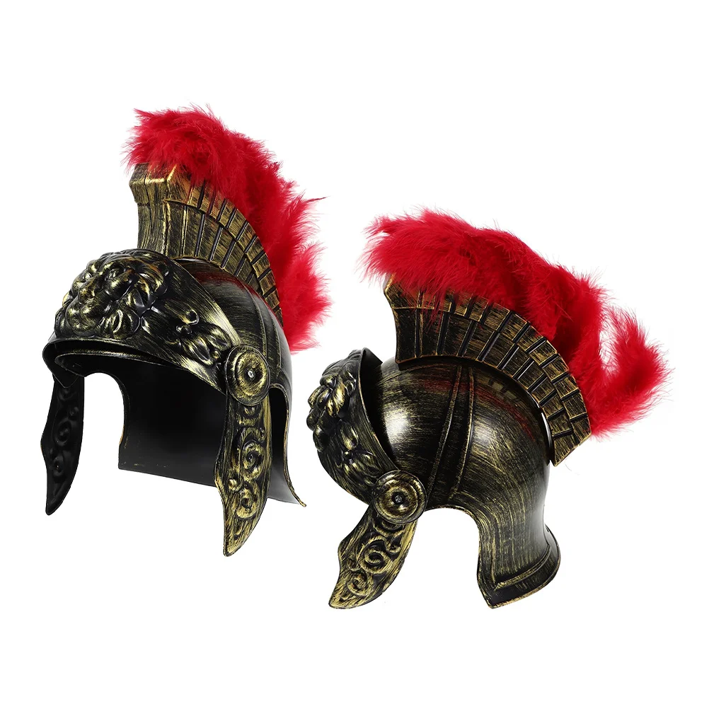 

2Pcs Roman Ancient Soldier Plume Lightweight Costume Party Greek Medieval Roleplay Theater Accessory