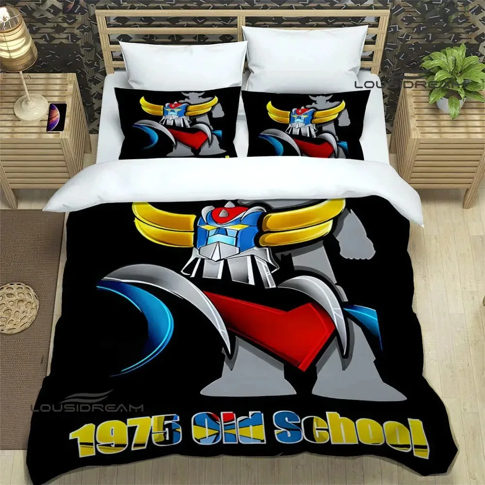 

UFO ROBO GRENDIZER GOLDORAK printed Bedding Sets exquisite bed supplies set duvet cover bed comforter set bedding set luxury A