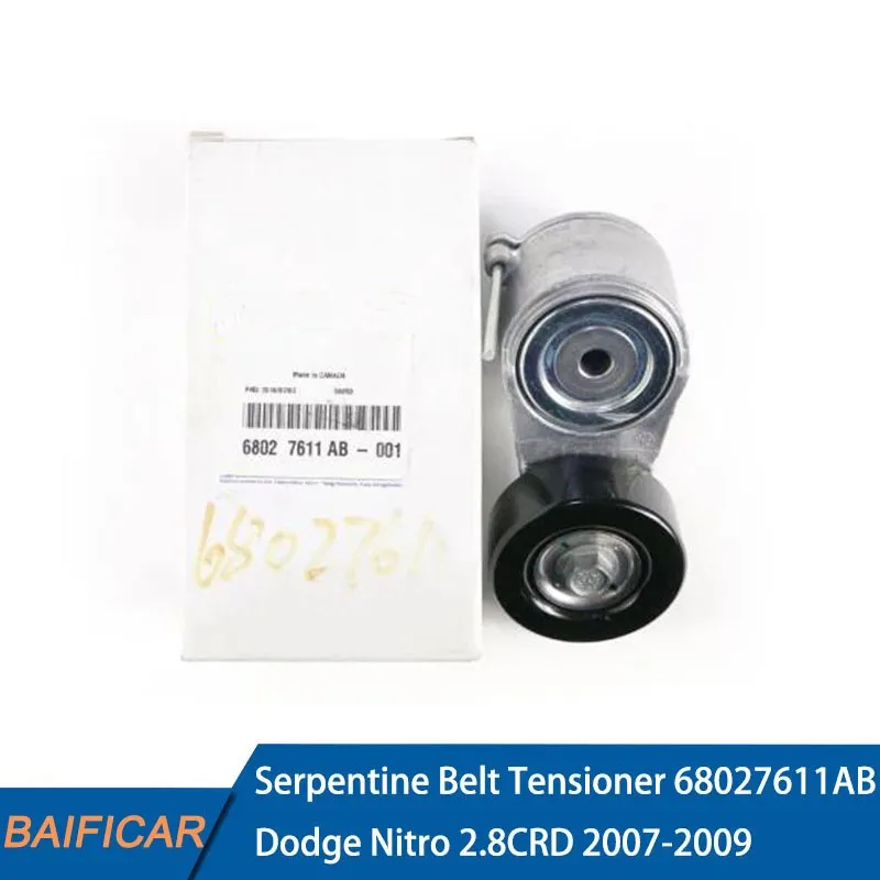 Baificar Brand New Genuine Serpentine Belt Tensioner 68027611AB For 2007-2009 Dodge Nitro Jeep Wrangler JK 07-18 2.8CRD