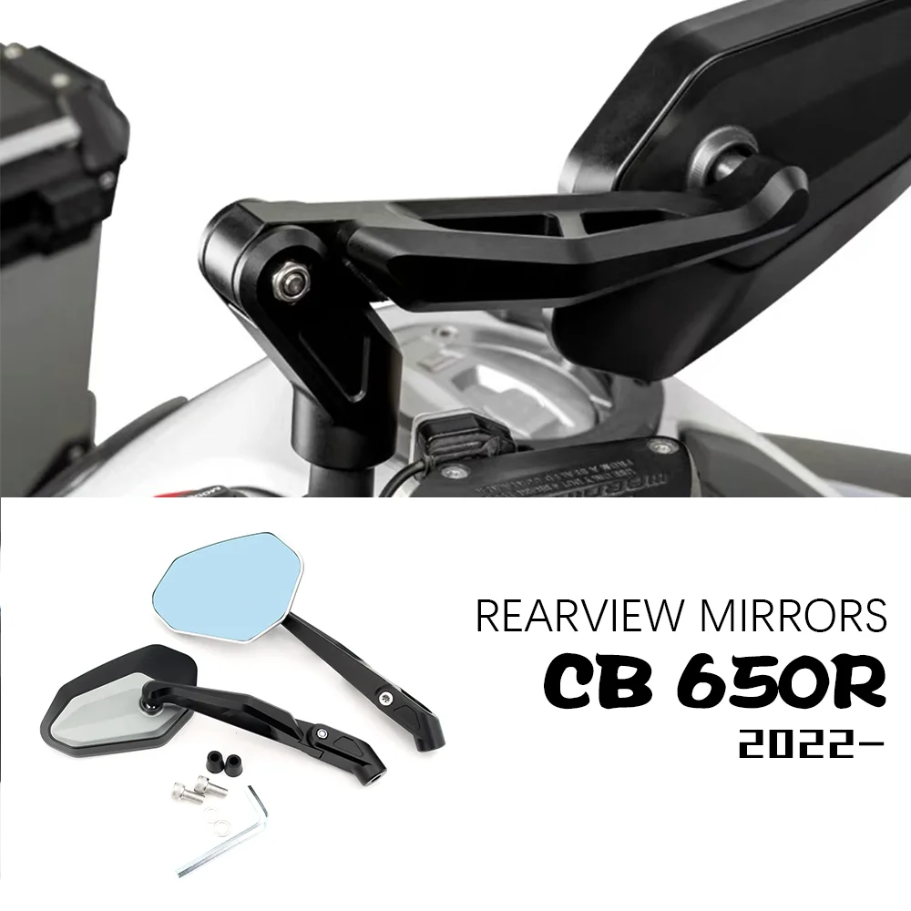 for HONDA CB650R Accessories Rearview Mirrors CB 650R Foldable Side Mirror CB 650 R CB650R CBR650R CBR 650 R Parts 2022 2023