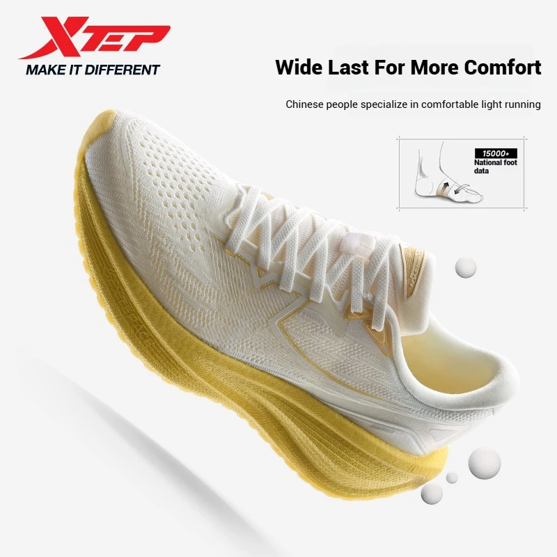 Xtep QINGYUN Running Shoes for Women 2025 Spring Lightweight Cushioned Wear-Resistant Training Professional Sneaker 975118110054