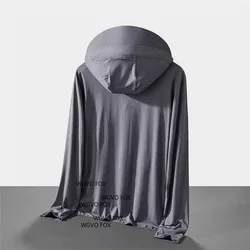 Camisa UV Pesca Transpirable Seda de Hielo Hombre 2025