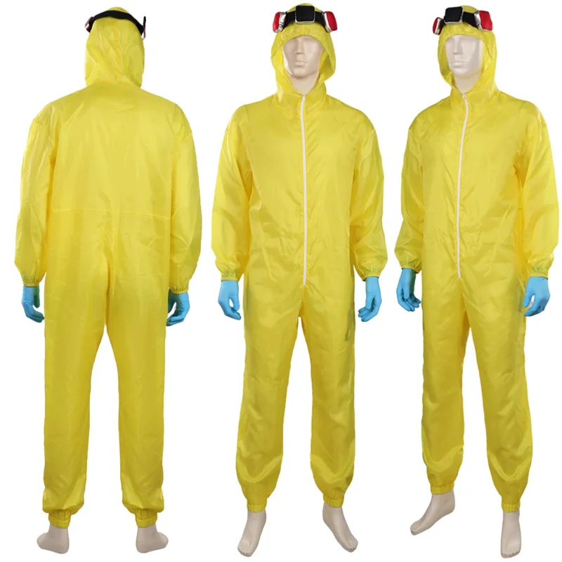 Walter Cosplay White Game Breaking Cos Bad Cosume Outfits Boys Men Adult Halloween Carnival Party Disguise Roleplay Suit