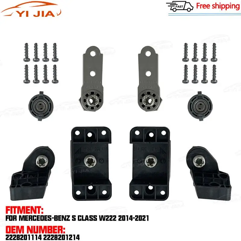 

For Benz S CLASS W222 2014-2021 Car Headlight Repair Kit Repair Claws Plastic Fixed Corners Black Light Stand Headlamp