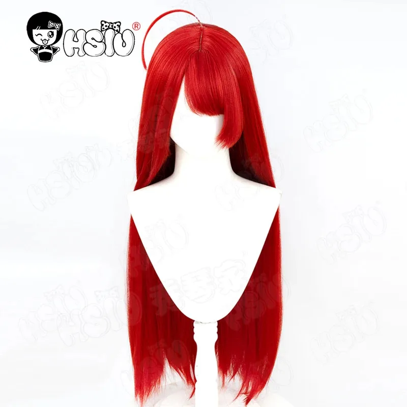 CyHindenburg Cosplay Wig Fiber synthetic wig「HSIU」Red long Wig Game Azur Lane Hindenburg Hildegard‌ Cosplay Wig
