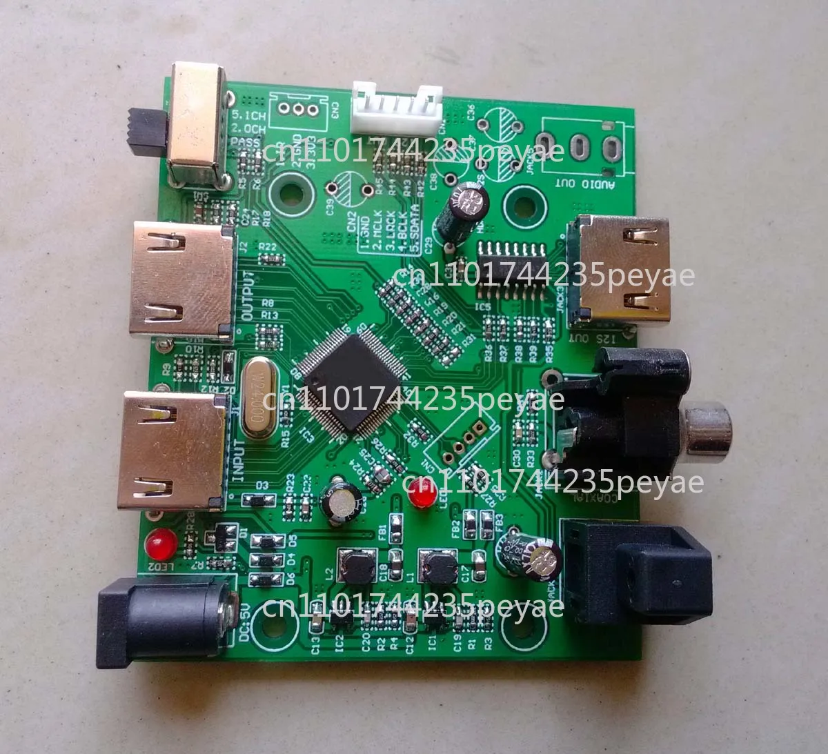 HDMI digital interface, separate and extract audio I2S/DSD/fiber/coaxial HDMI to I2S/IIS