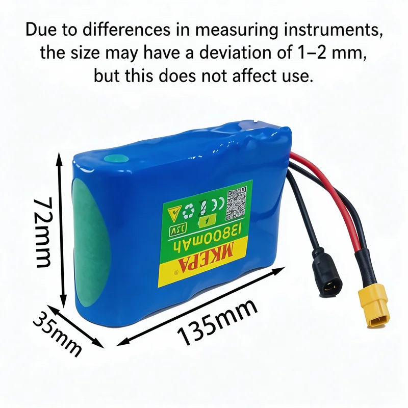 12V 13.8Ah 32700 4S1P LiFePO4 Battery Pack with ABMS Protection for Electric Scooter Balance Bike Kids Ride On Car