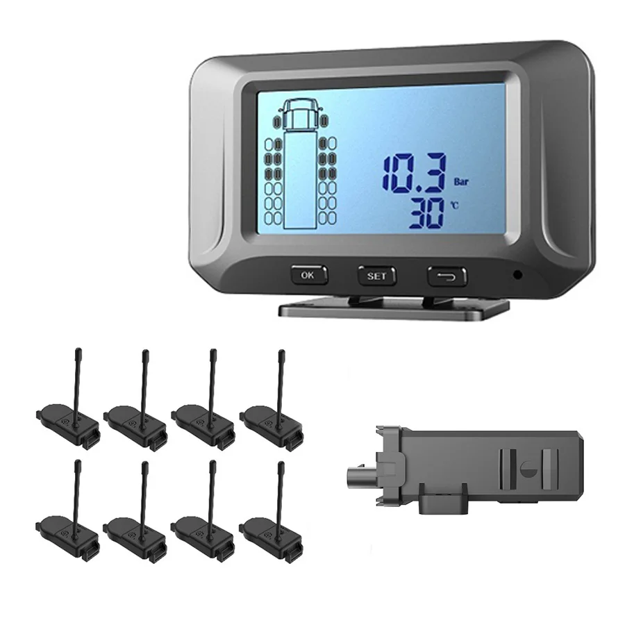 

8 Tires Bus Truck Tire Pressure Monitoring System Truck TPMS for All Truck and Bus