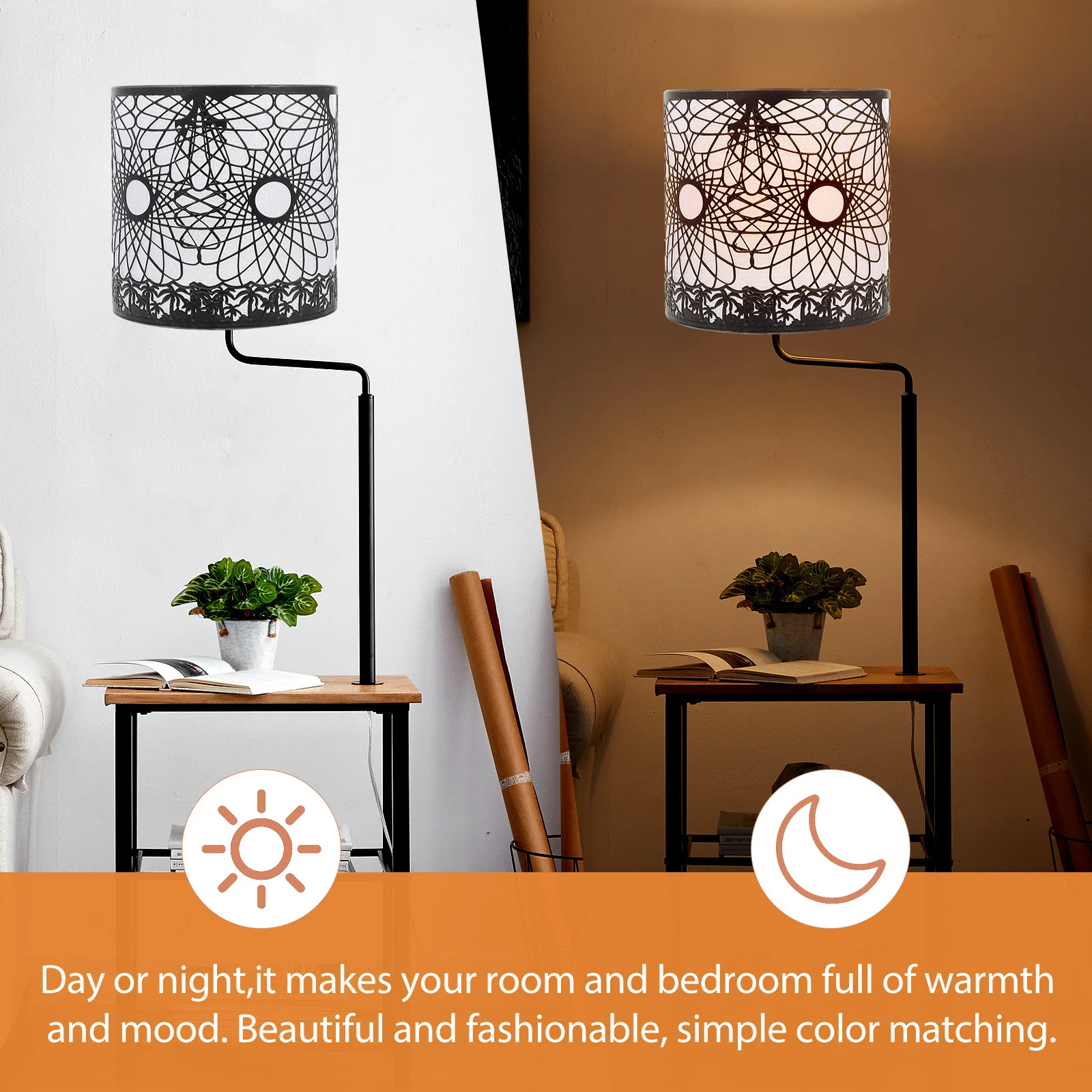 

Iron Art Lamp Shade E27 Retro Hollow Pendant Ceiling Wall Light Cover Decorative for Home Store Dormitory Lamp Shades