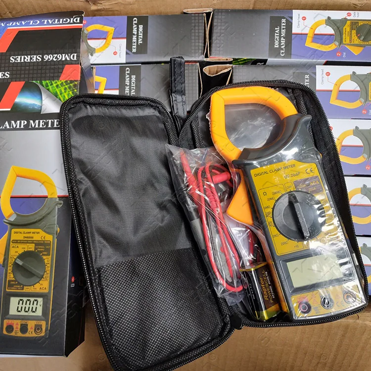 DT-266 Clamp On Ammeter Non-Contact Measuring Clamp Multimeter