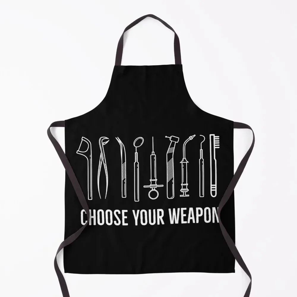 Choose Your Weapon Apron chefs kitchen utensil Apron