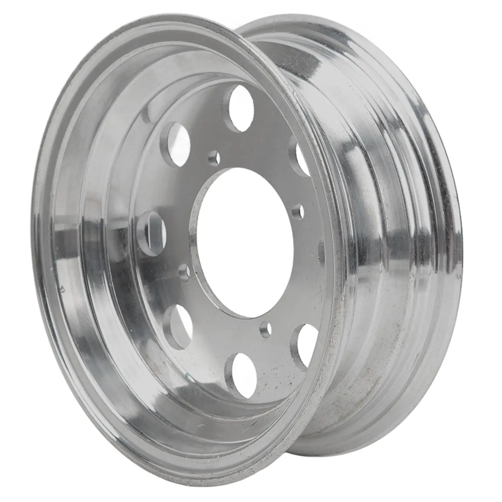 محور العجلة الأمامية سبائك الألومنيوم الخدمة الطويلة في الحياة مانع االصدأ تلميع ناعم لحافة عجلة دراجة نارية صغيرة للقرد Z50 10in #6