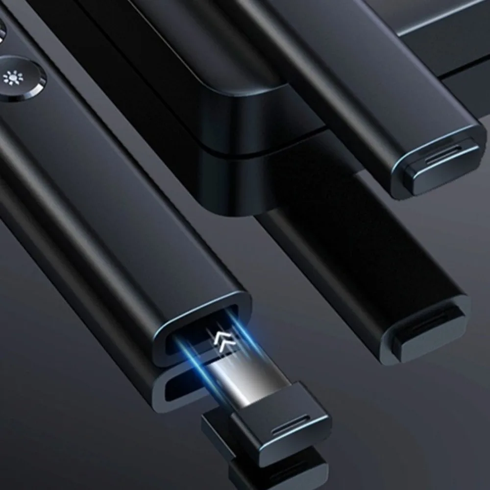 

Сплошной цвет, ручка управления Powerpoint, перезаряжаемый кликер, презентационный указатель для PPT Slide Advancer, приемник с двойной головкой