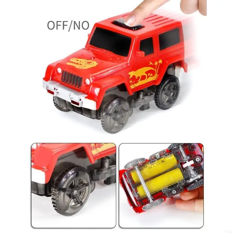 

F62D Dinosaur Toy Playset Action Figure for Play Vehicle Interactive Plastic Assembly Block Toy for w/for t Car Battery Suppl