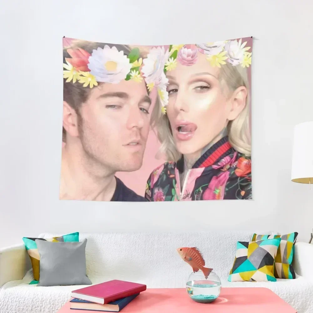 Shane and Jeffree snapchat Tapestry Decoration For Home Wallpapers Home Decor Wall Decor Tapestry